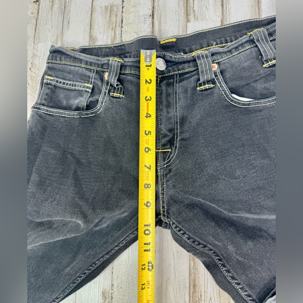 Levi’s Woman’s 541 Straight leg Denim black Jeans Stretch Comfort Size 34x32 - Picture 7 of 10